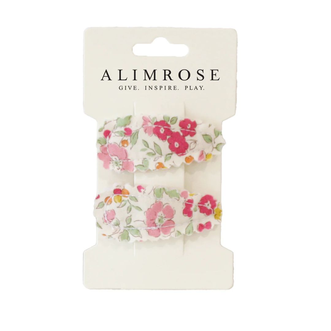 Hair Clip Set Rose Garden