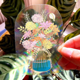 Suncatcher "Flowers in a vase"