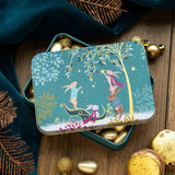 Sara Miller London Woodland Tales Christmas Tin-  Small Rectangle