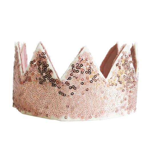 Sequin Crown Rose Gold