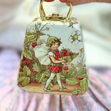 Flower Fairy Mini Handle Basket Tin (Assorted Designs)